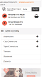 Mobile Screenshot of haarverlaengerung.de